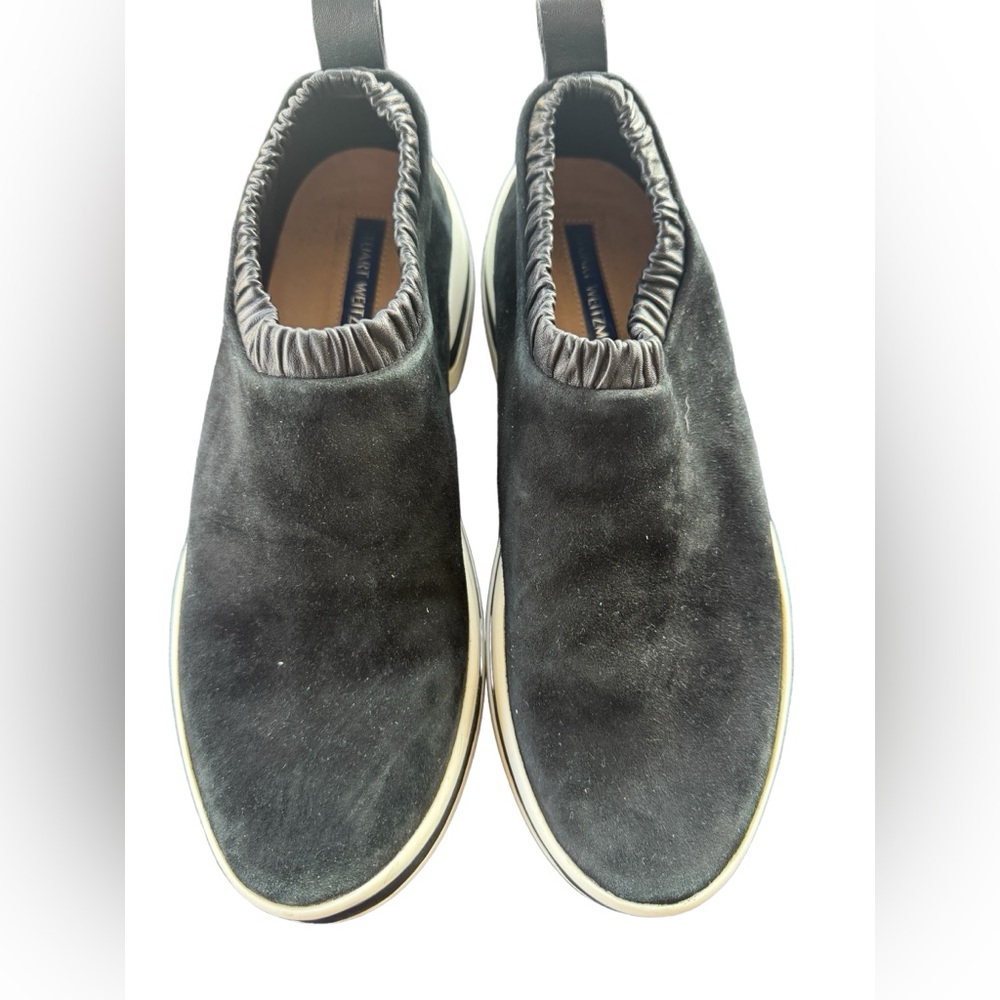 Stuart Weitzman Women's Suede Slip On Sneakers